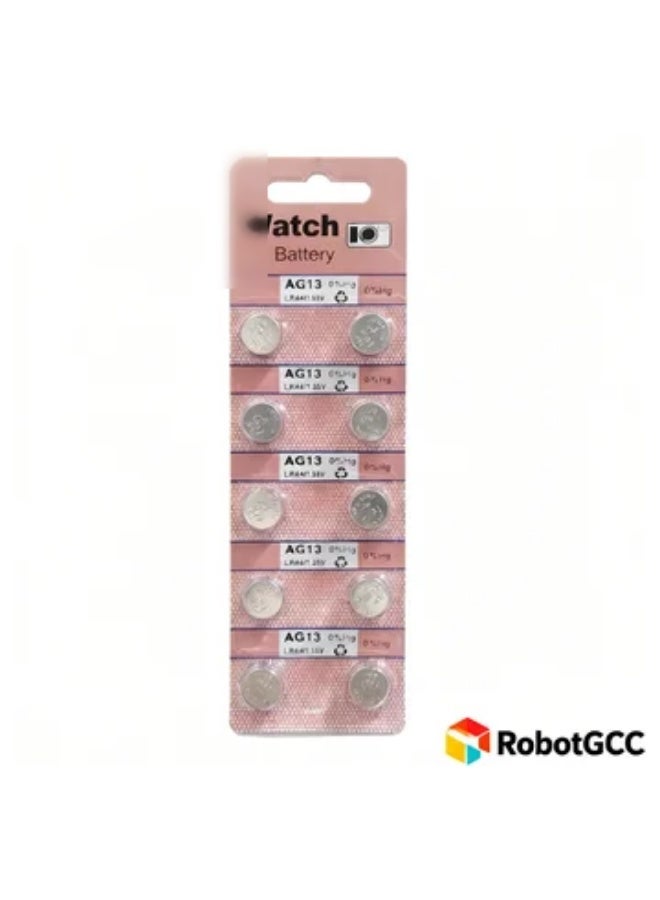 وبوت جي سي سي بطارية زر قلوية AG13 LR44 LR13 بجهد 1.55 فولت – عبوة 20 حبة (2 عبوات × 10) | جهد ثابت | بطارية خالية من الزئبق للساعات، الألعاب، الآلات الحاسبة، موازين الحرارة والأجهزة الإلكترونية الصغيرة - Image 4